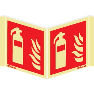 Brannslukker - Plogskilt