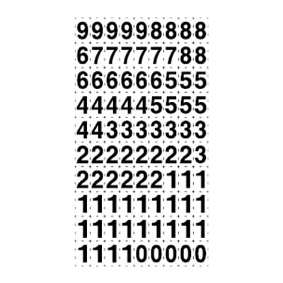 Nummerark, 90 tall til 24 punkter