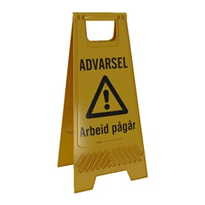 Varselpost Gul - Arbeid pågår