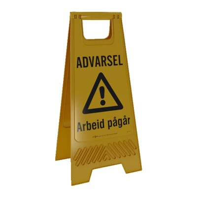 Varselpost Gul - Arbeid pågår