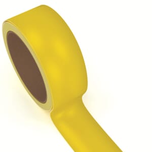 Fluoriserende tape - Gul, 50mm x 10 meter
