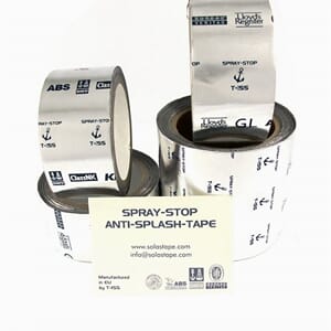 Spray-Stop tape - Brannforebyggende tape - 10m x 7,5cm.