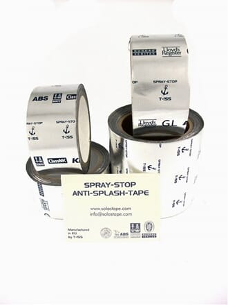 Spray-Stop tape - Brannforebyggende tape - 10m x 14 cm.