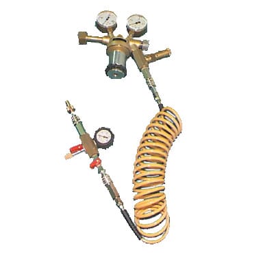 Nitrogenfyller m/manometer/reduseringsventil
