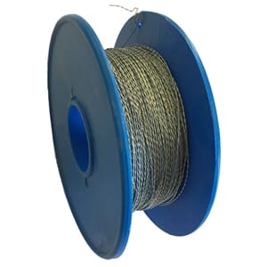 Plombetråd - riftlet galv. stål, 0,3 mm 57N ca. 175 m.