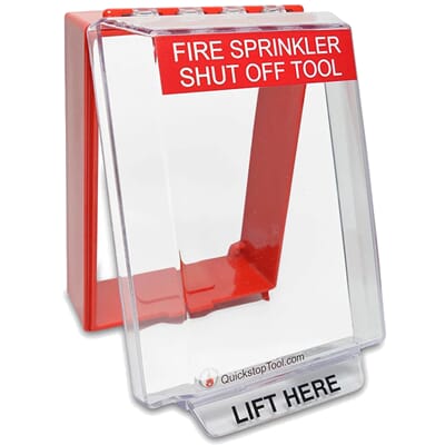 Quickstop veggboks for sprinklerstopper